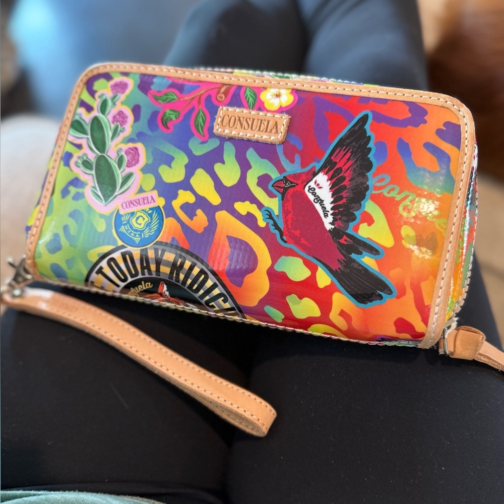 Consuela Multicolor Women's wristlet Wallet.